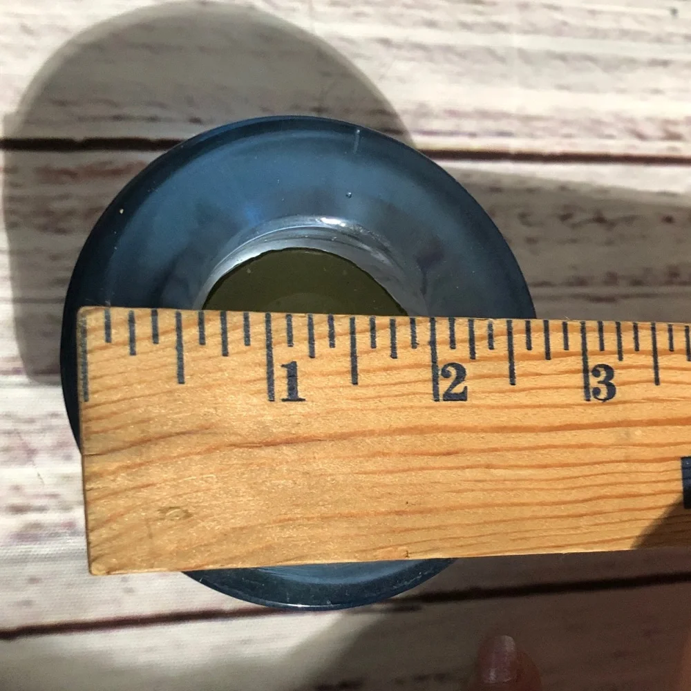 Blue Glass 1” x 2.75” round IKEA Tealight Holders Set of 12 NWT - Picture 4 of 9